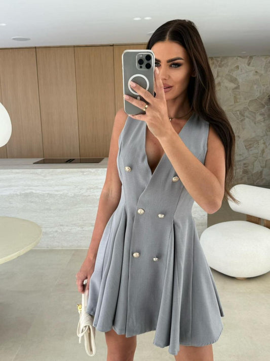 Midnight Elegance Business Dress