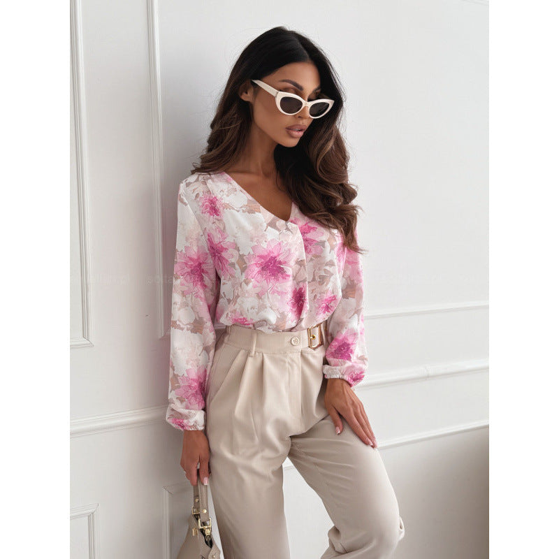 Long Sleeved Office Blouse