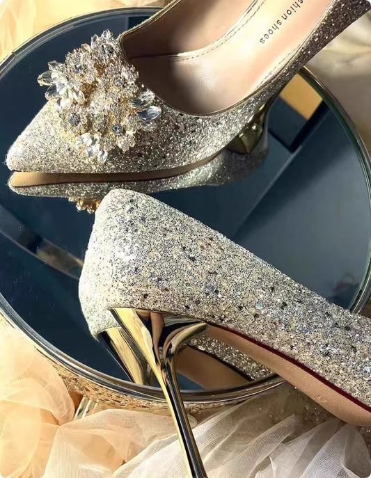 Aurora Crystal Heels