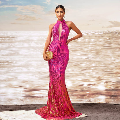 Fuchsia Radiance Gown