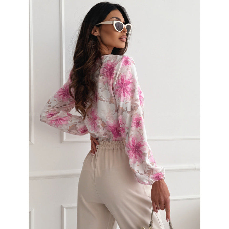 Long Sleeved Office Blouse