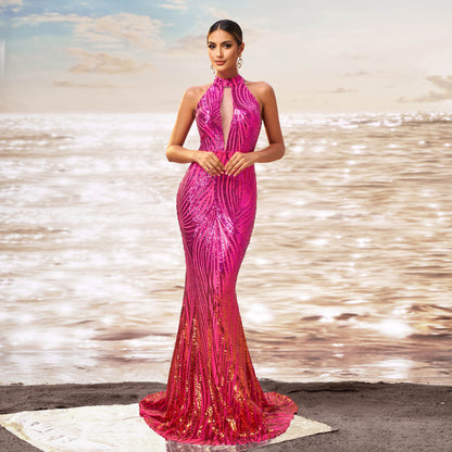 Fuchsia Radiance Gown
