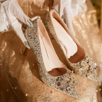 Aurora Crystal Heels
