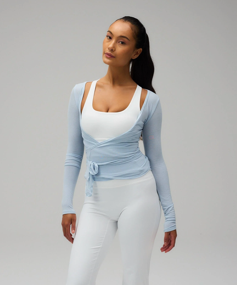 Aurora Ballet Wrap Blouse