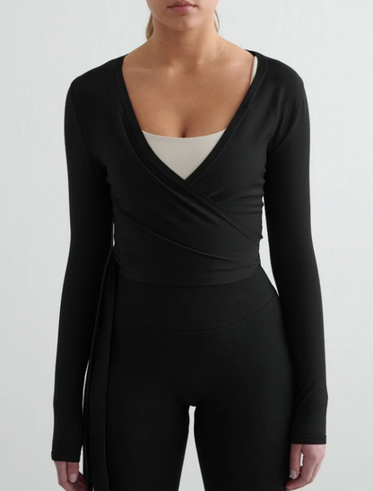 Aurora Ballet Wrap Blouse