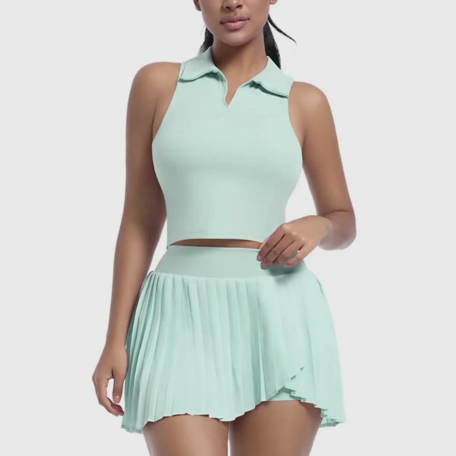 Yoga - Tennis Set -  Skirt with pants and pockets