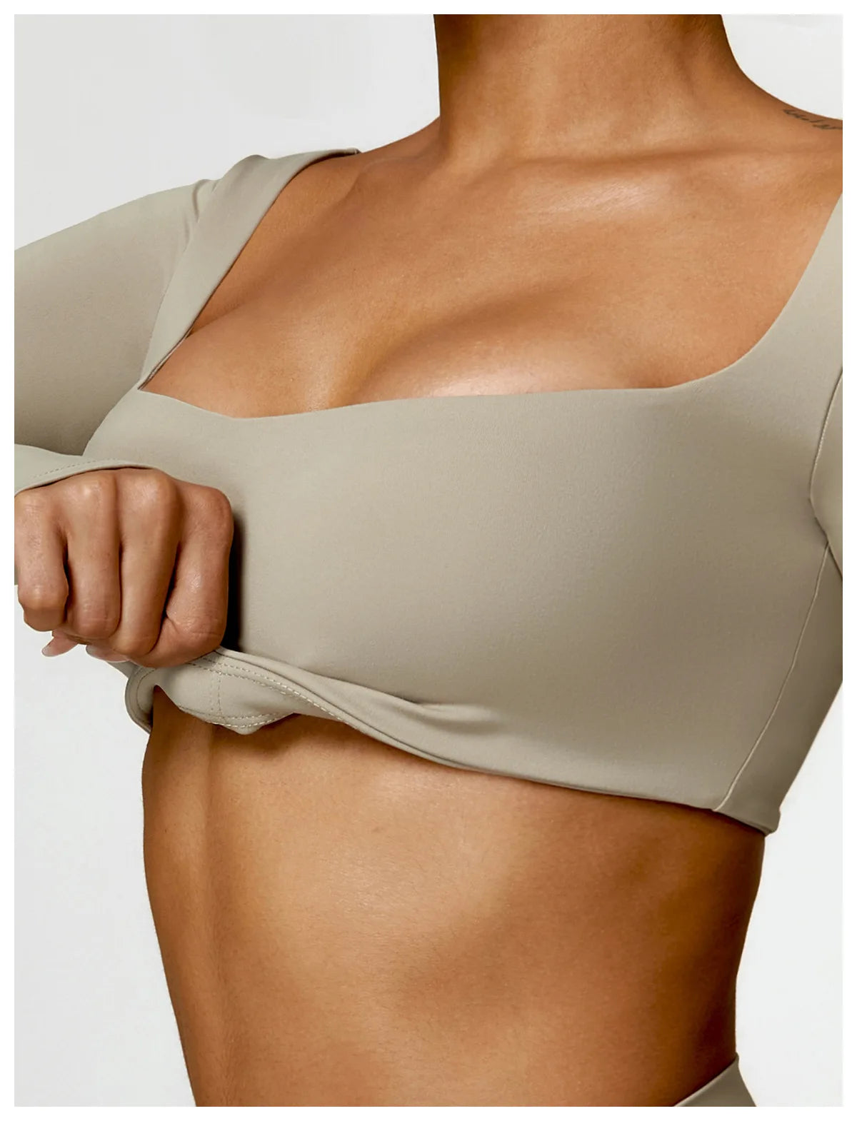 Pilates Dream: Long Sleeve Crop Top