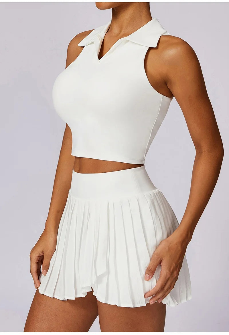 Yoga - Tennis Set -  Skirt with pants and pockets