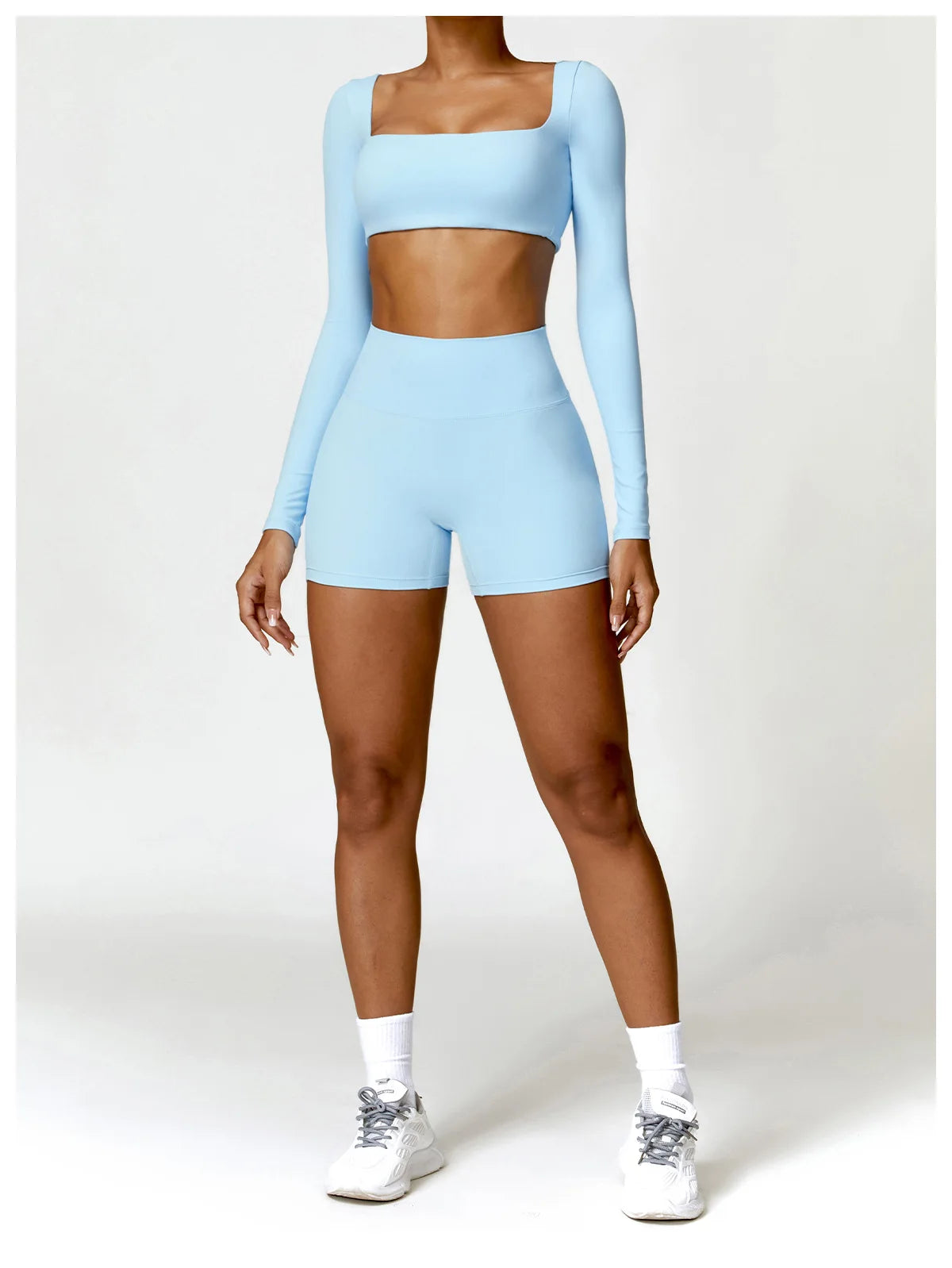 Pilates Dream: Long Sleeve Crop Top
