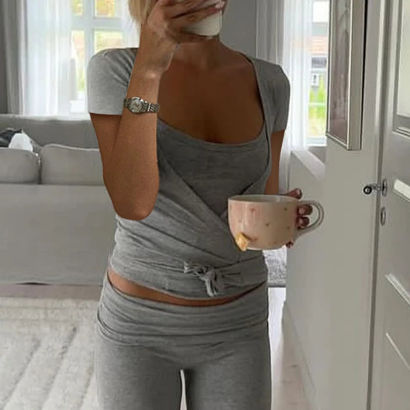 Women 2 Piece Bandage Matching Set