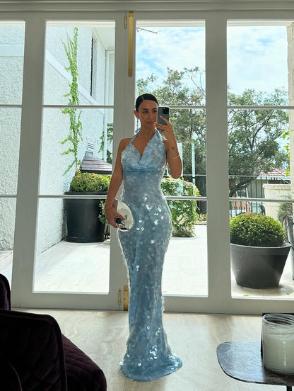 Celeste Sequin Evening Gown