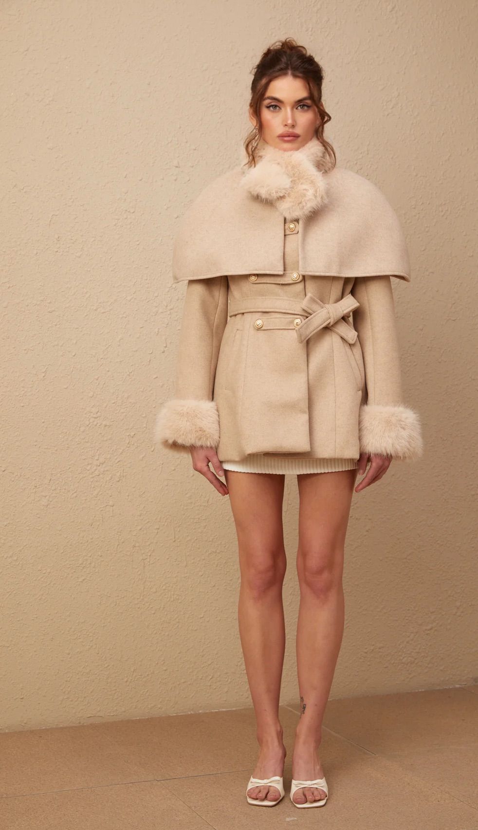 Aurora Luxe Cape Coat