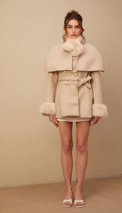 Aurora Luxe Cape Coat