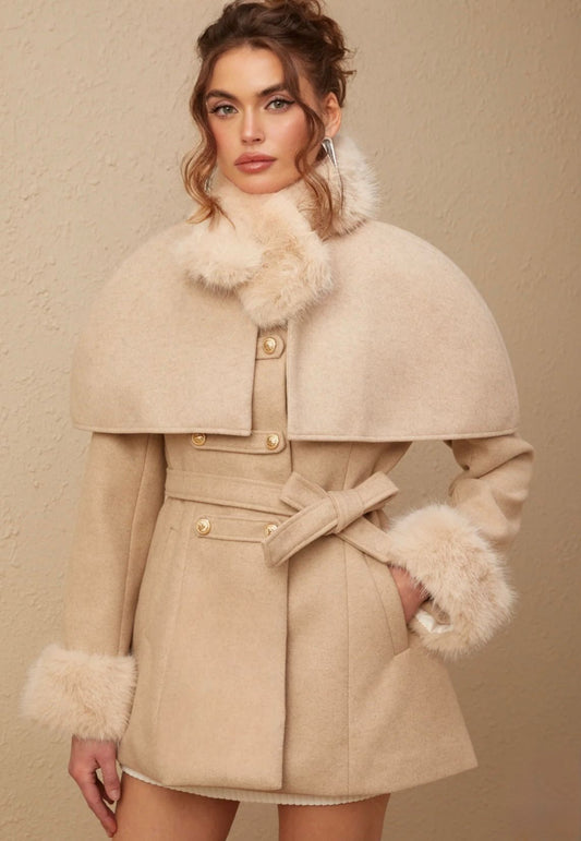 Aurora Luxe Cape Coat