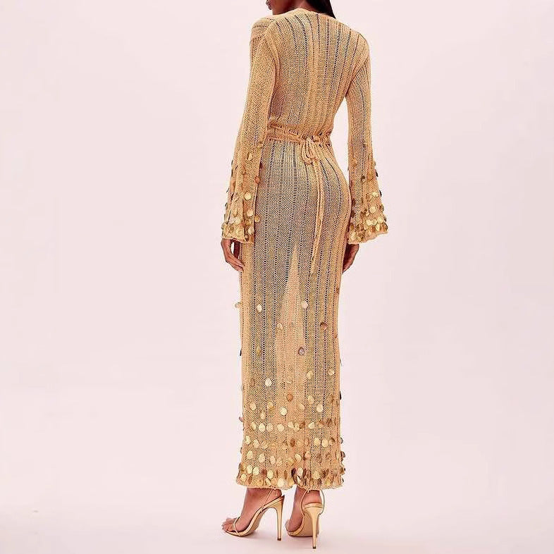 Golden Siren Sequin Gown