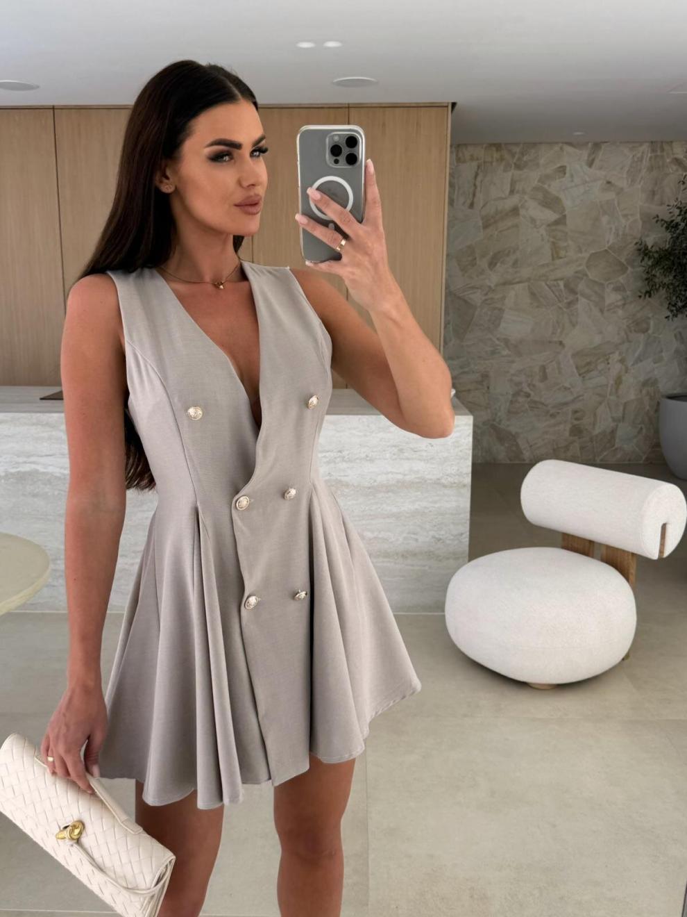 Midnight Elegance Business Dress