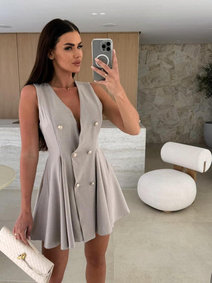 Midnight Elegance Business Dress