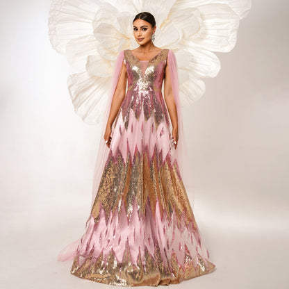 Aurora Luxe Sequin Gown